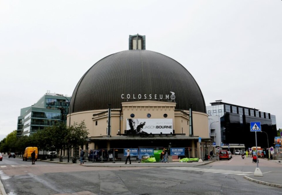 Kan bli rammet av streik: Colosseum kino i Oslo er en av ni kinoer som torsdag kan bli rammet av streik. Foto: Terje Bendiksby / NTB