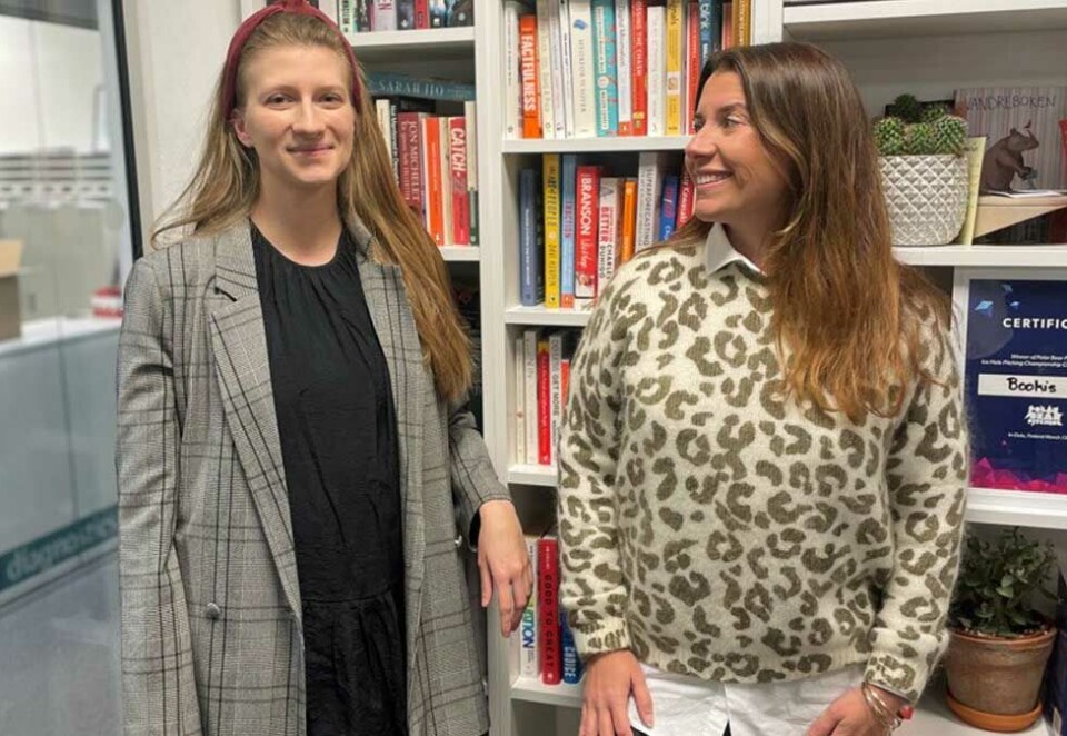 Styrker markedsavdelingen: Den digitale bokhandleren Bookis styrker markedsavdelingen med å hente inn Sara Dahlqvist og Cathrine Waleria Fredriksen. Her Fredriksen sammen med markedsdirektør Kine Bergseth.