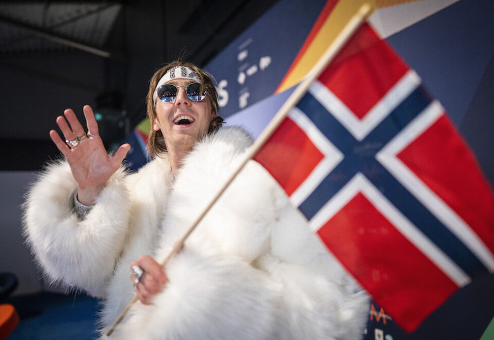 Finaleklar: Tix møtte pressen etter at han tok Norge videre til lørdagens finale i Eurovision Song Contest i Rotterdam. Foto: Heiko Junge/NTB