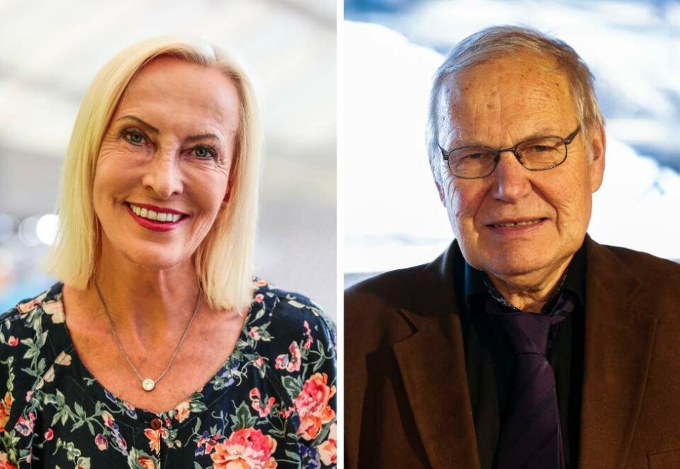 NRK-veteraner: Karen-Marie Ellefsen og Arne Scheie har begge vært blant NRK-sportens mest profilerte programledere og kjente ansikter. Foto: Foto: Lise Åserud/Mariam Butt/NTB