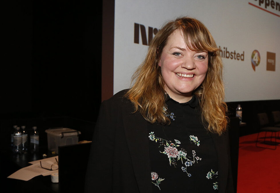 I mål med toppliste: - Nå har vi en felles valuta i bransjen og det er ingen tvil om hva som er fakta, sier Vilde Hjort Batzer i NRK. Hun har ledet arbeidet med Podtoppen. Foto: Eivor Eriksen