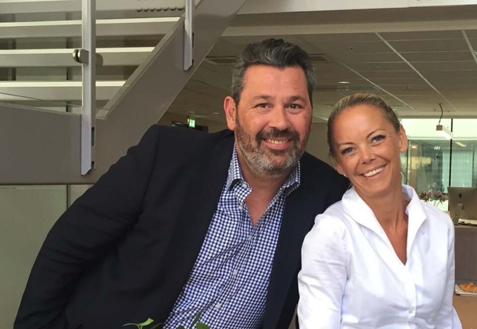 Happy times: Da Richard Bonner-Davies tok over som nordisk toppsjef i McCann i 2016, var planene store. Sammen med det som nå er avtroppende byråleder Linda Nordheim, skulle han ta McCann til toppen av den norske reklamehimmelen. Slik gikk det ikke. Foto: Eivor Eriksen