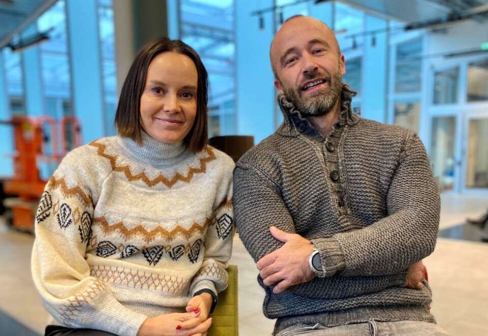 Størst i landet: Administrerende direktør Nina Vesterby og utviklingsredaktør Gaute Tyssebotn i Story House Egmont satser på forum. Foto: Knut Christian Moeng