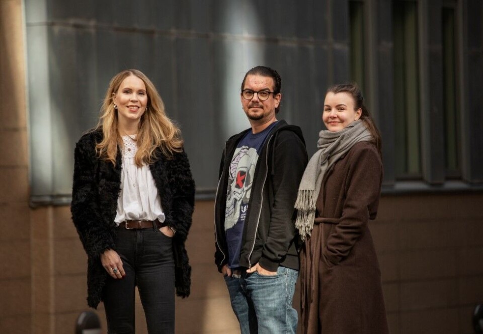 Går til Publicis: Fra venstre: Hedda Marie Kaupang, Thomas Olofsson, Jenny JohnsenFoto: Thomas Haugersveen