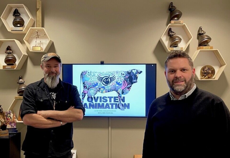 Satser i nytt marked: Qvisten-sjef Fredrik Kiøsterud (til venstre) er godt fornøyd med å få på plass Arnt Christian Scheele i selskapets nye kommersielle avdeling.