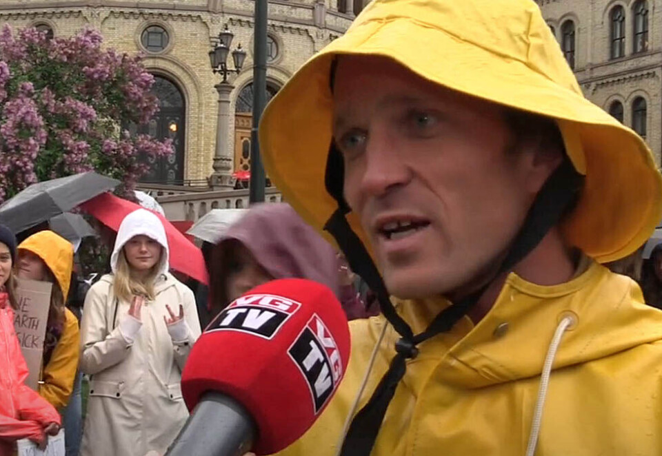 Klimaentusiast: - Jeg tenkte jeg skulle prøve å vise at vi krever modig lederskap, sier Even Nord Rydningen. Han er initiativtager og styreleder i Klimabrølet som er en ny markering for å bedre miljøet. Skjermbilde: Klimabrølet.no