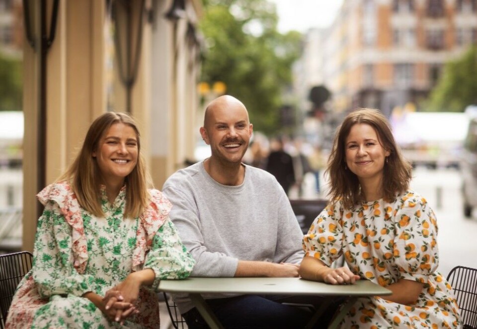Deler av teamet: Prosjektleder i Trigger Marte Bruset Lunde og innholdsrådgiverne Vetle Gjevestad Agledahl og Charlotte Granbo har bistått Nasjonalmuseet med videoserie og på TikTok. Foto: Fredrik Myhre / Trigger