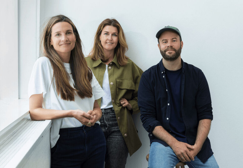 Bryter ut: Alexandra Kloster (til venstre) tar med seg Ina Rudolfsen Bråthen og Reidar Oksavik for å starte opp det nye designbyrået KeepOslo. De tre slutter dermed alle Cretalux. Foto: Julia Marie Naglestad.