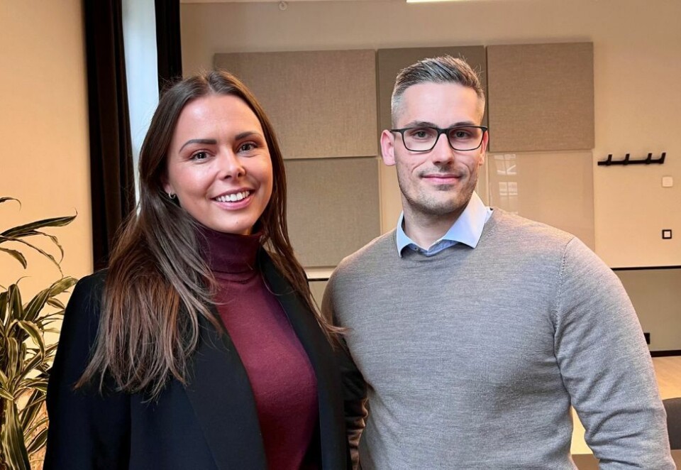 Skyter fart: Sophie Iuel starter opp i Rocket for å bidra til å effektivisere mediekjøpene. Her avbildet sammen med leder for annonsering, Vegard Rohde Garder.