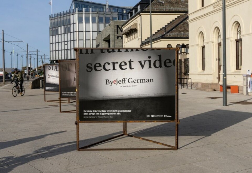 Markeres: Tre journalister som har mistet livet sitt til jobben blir hedret i Narvesens kampanje.