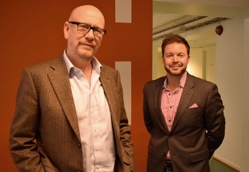 Opt-out: Kjetil Try (til venstre) og Even Aas-Eng avslutter det tre år lange samarbeidet rundt Opt, som nå blir et heleid Try-selskap.