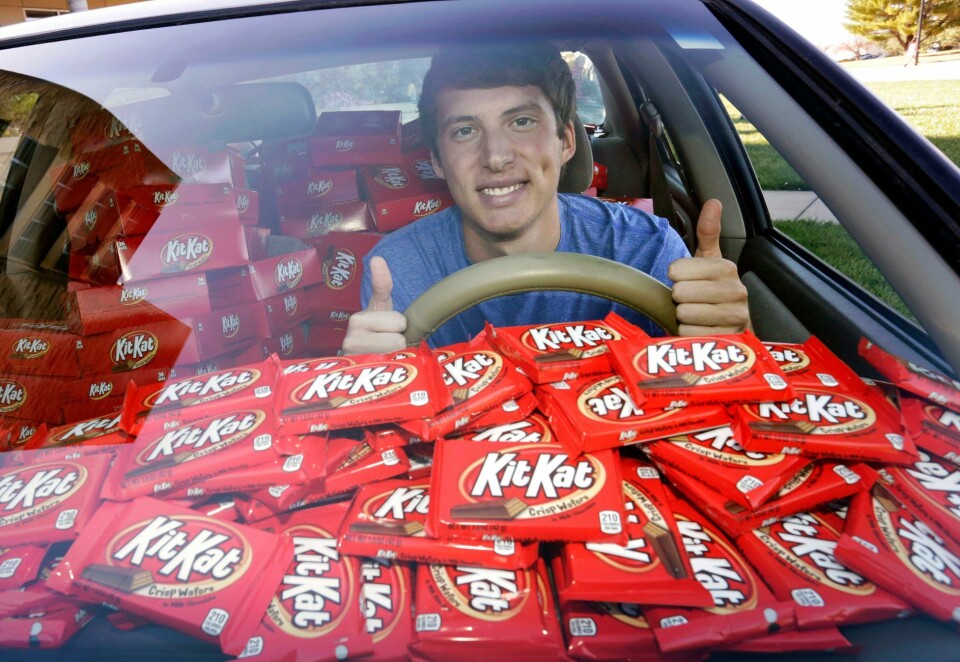 Kommer til Norge: Snart blir det mulig å få tak i Kit Kat for norske forbrukere. Foto: Colin E. Braley/AP Images for The Hershey Company
