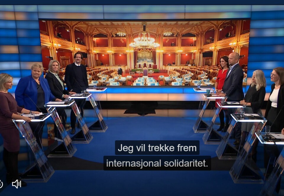 Debatten Programledere Fredrik Solvang forlot Debatten: - Kommer nok ikke til å gjøre det ...