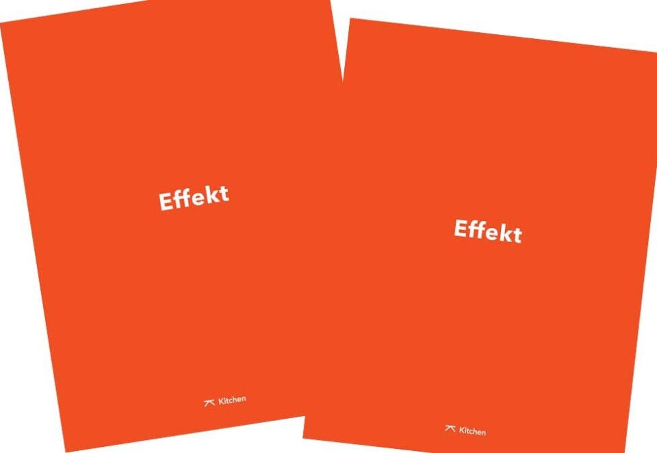 Slik ser coveret på boka «Effekt» ut.