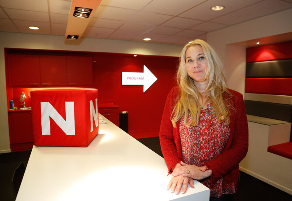 Nedbemanner: Harald Strømmes etterfølger, Tine Austvoll Jensen, fortsetter jobben med å trimme det kommersielle tv-huset. Foto: Eivor Eriksen.