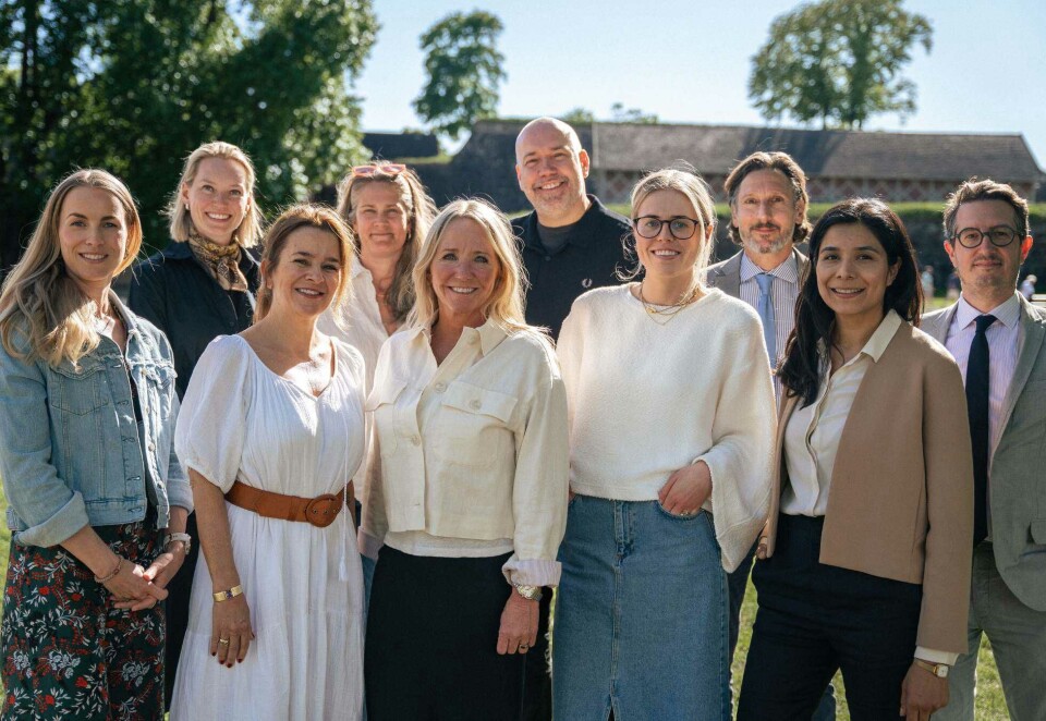 Bryter ut: Kristian Schøning-Kristiansen sier takk for seg i Bloom. Her sammen med alle faglederne i byrået og den nye toppsjefen Camilla Forberg i fremre rekke.