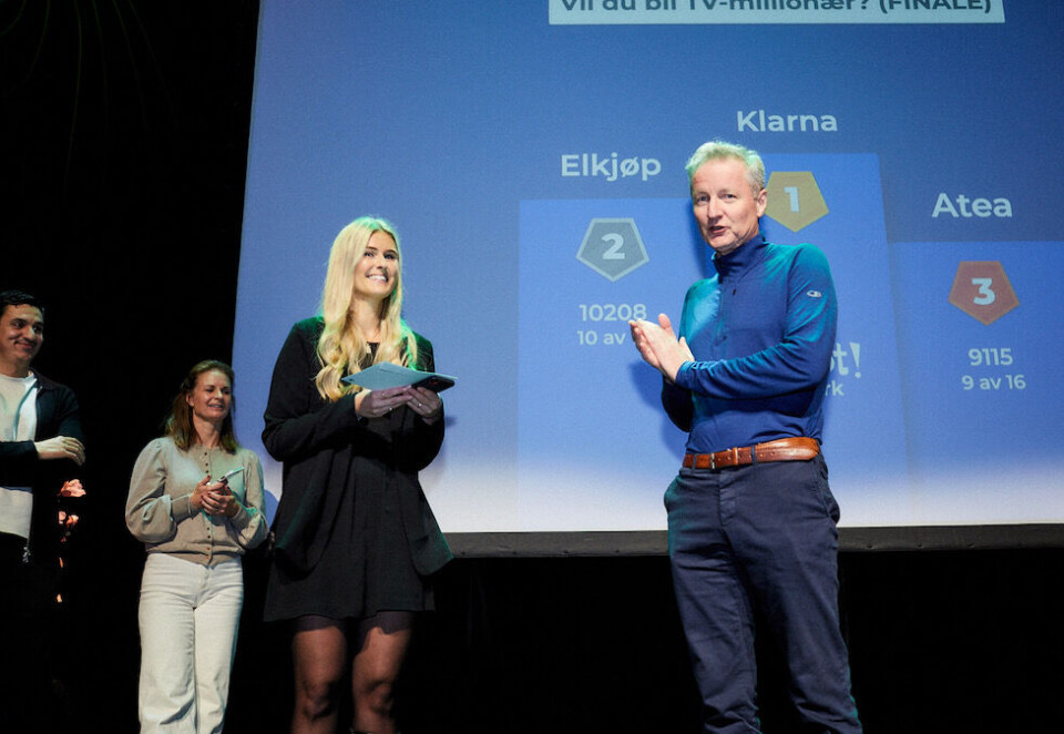 På DSAD 2021 arrangerte Tenk TV quiz for å knuse myter om TV. Under arrangementet kom det også frem at trua på TV blant annonsørene har styrket seg! Foto: Helge Brekke.