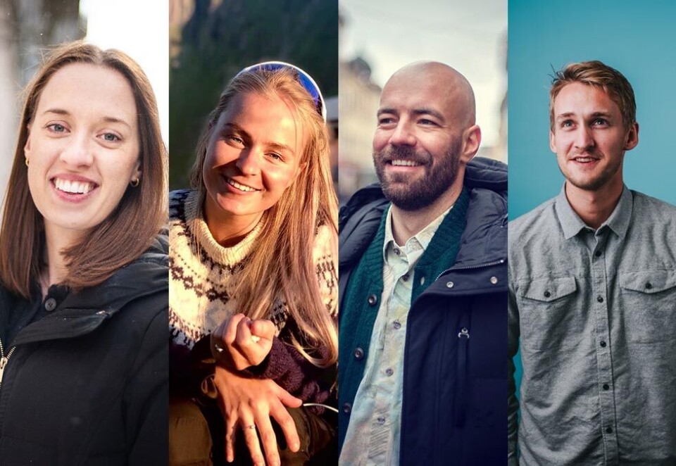 Nye rytmer: Fra venstre: Thea Jegerud, Ingeborg Skogsfjord, William Martinsen og Dyre Ekeberg Schjerve.