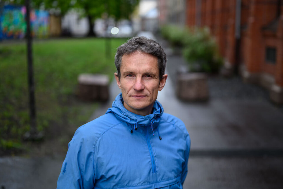 Får medhold: Leder i Naturvernforbundet, Truls Gulowsen, klaget inn Telenor til Forbrukertilsynet for villedende markedsføring. Ifølge Telenors egne tall bytter Swap-abonnenter mobiltelefon betydelig oftere enn snittet i Norge. Foto: Fartein Rudjord.