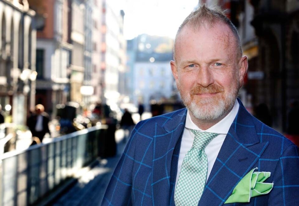 Jobber med Farris: Try-partner Einar Fjøsne er en av dem som har vært med å lage den nye Farris-kommunikasjonen. Foto: Eivor Eriksen.