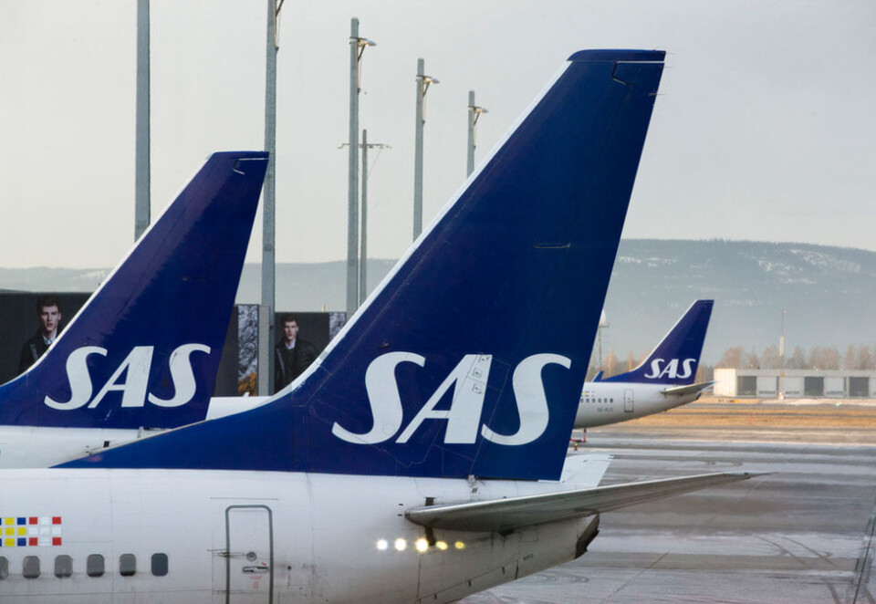 Nye kutt: SAS-flåten skal gjennom en full transformasjon og det igjen betytr store kutt. Her noen av flyene på Oslo lufthavn Gardermoen. Foto: NTB.
