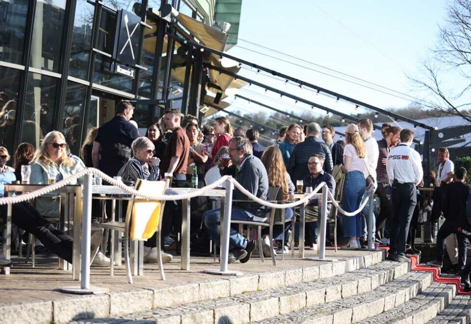 Gøy på konferanse: God stemning under Skup-festivalen i Tønsberg tidligere i vår. Når medieeierne møter journalistene til lønnsforhandlinger i dag er nok tonen langt mindre god. Foto: Eivor Eriksen.