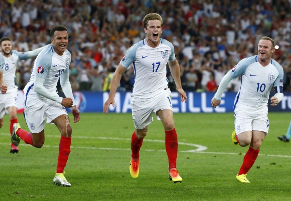 Uavgjort: Eric Dier dunket inn Englands første og eneste mål i en kamp mot Russland som endte i uavgjort. Foto: Reuters/Eddie Keogh Livepic.