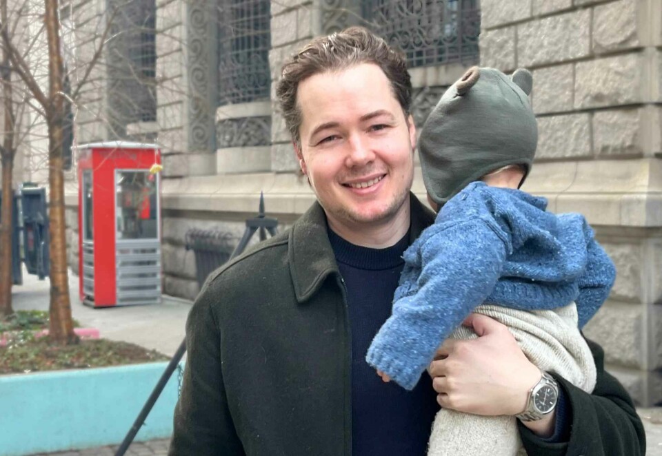 Nye oppgaver: Akkurat nå er Fredrik Olimb ute i pappapermisjon. Men det blir ingen retur til Viaplay Group når han er ferdig. Etter nyttår venter nye oppgaver. Foto: Dag Robert Jerijervi