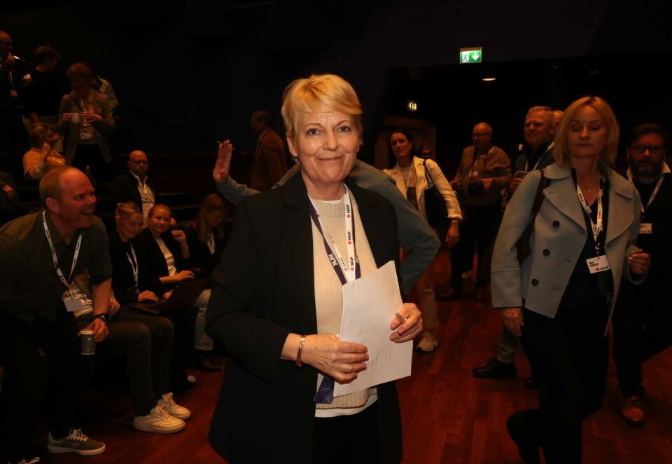 Legger frem rapport: NRK har undersøkt hva som gikk galt i arbeidet med «Ingen elsker Bamsegutt». Lørdag la kringkastingssjef Vibeke Fürst Haugen frem de viktigste funnene. Foto: Eivor Eriksen