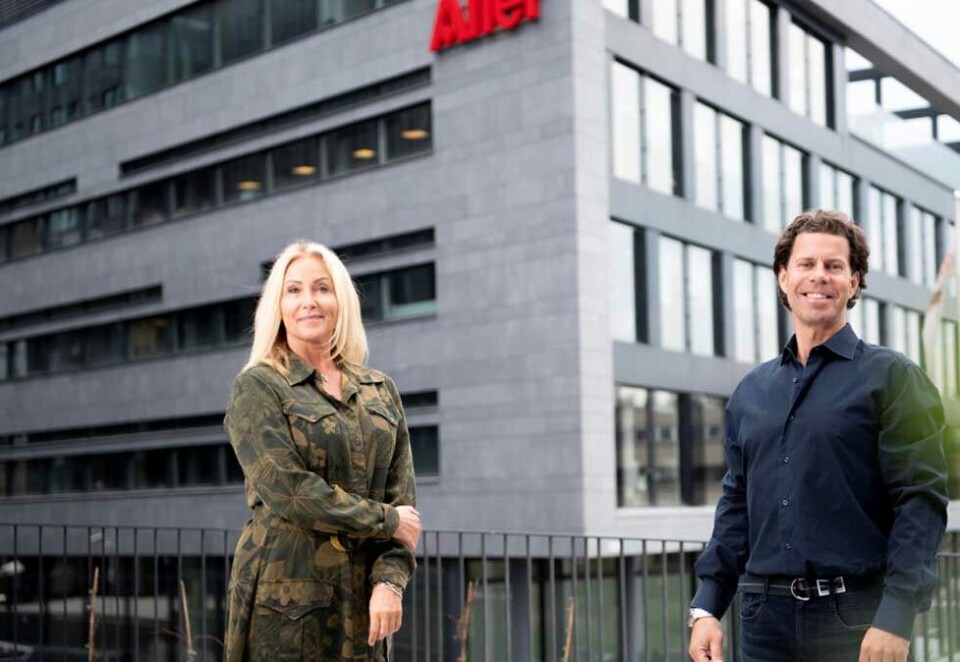 Kolleger på Hasle: Fagansvarlig i Kreativt Forum, Aksel Sørbye, blir kollega med kommersiell direktør Chris Tallerås Steen i Aller Media. Foto: Rasmus Skaug