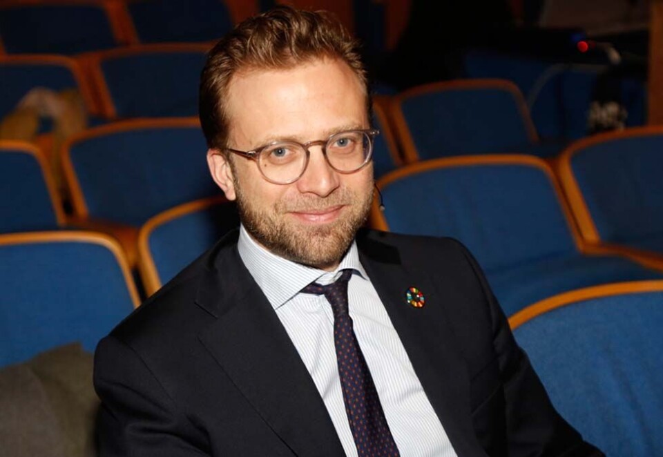 Vil ha nasjonal satsing: Digitaliseringsminister Nicolay Astrup skal i løpet av året ha på plass en nasjonal strategi for kunstig intelligens og mener også mediebransjen kunne ha godt av litt påfyll. Foto: Eivor Eriksen.