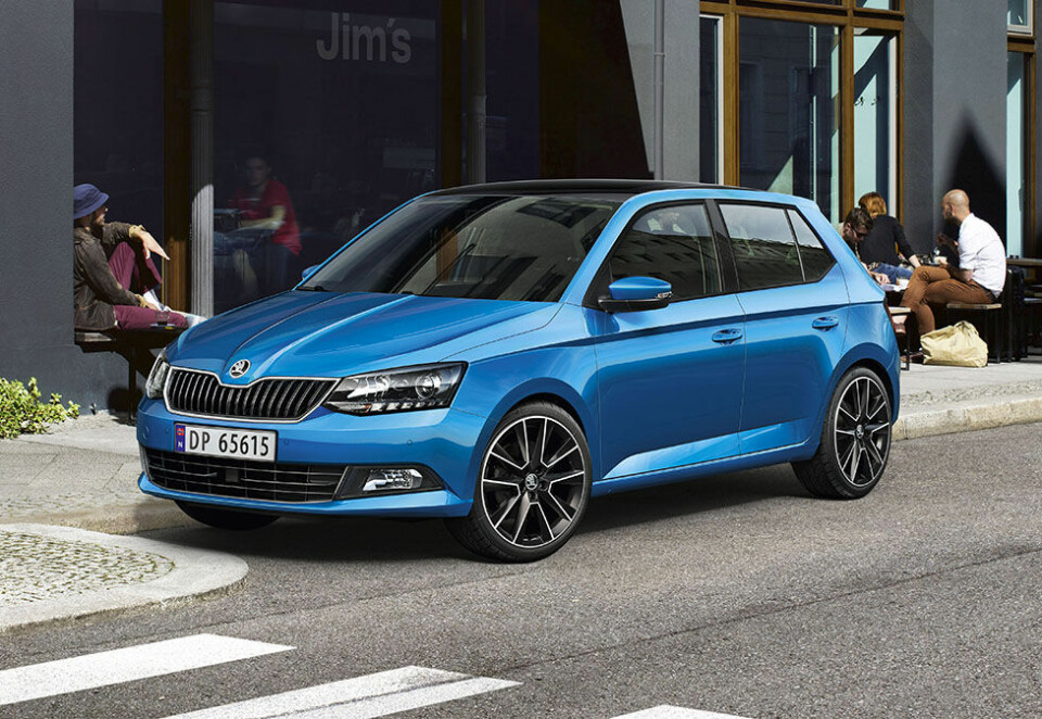 Fabialappen skapte prøvekjøringsrekord for Skoda