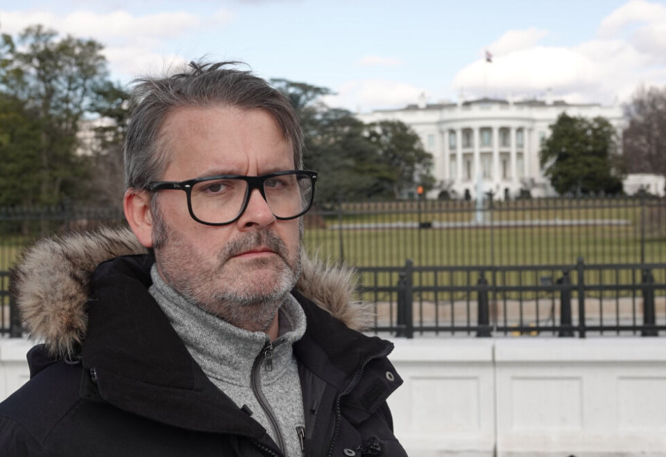 Ikke ferdig: Thomas Seltzer er ikke ferdig med USA. - Man blir jo litt hektet på dette sirkuset, sier han. Foto: Thomas Søbstad / NRK
