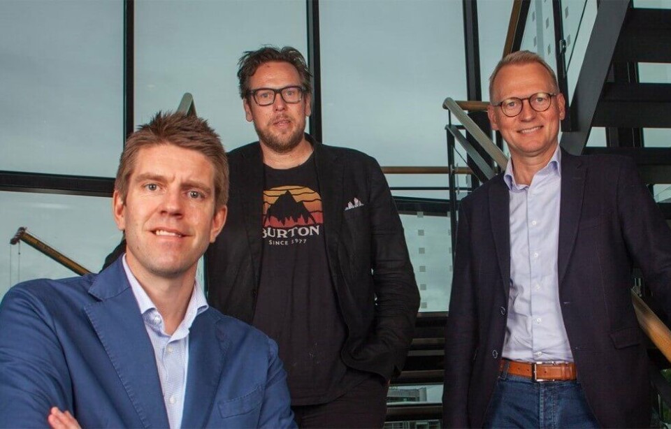 Blir Frog: Idean bytter navn til Frog. Martin Landberg (f.v), Thordur Arnason og Karl Thomas Reinertsen skal sørge for at selskapet blir mer kjent på det norske markedet.