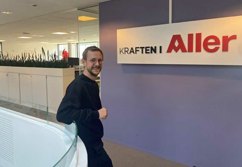 Pluss-TV: Programsjefen i Aller Media heter Tellef Dahl. Han sier mediehuset nå skal forsøke å lage innhold for abonnentene til Dagbladet og Se og Hør. - VI jobber med å lage plussprosjekter som er litt lengre formater, sier han. Foto: Knut Kristian Hauger.
