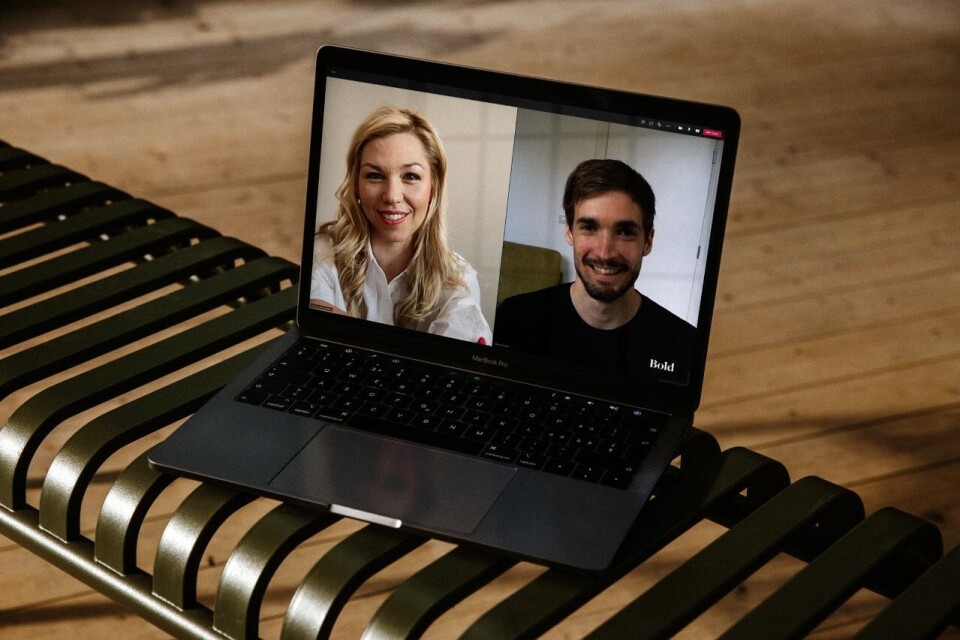 Pandemien har fått Bold til å tenke nytt omkring rekruttering: Den digitale hjemmekontor-tilværelsen har gjort at Bold nå er på utkikk etter «remote» ansettelser. Her er de to seneste tilskuddene Johanna Lundborg og Adrien Chevalier.