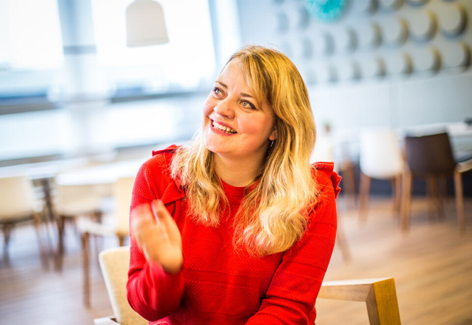 - Finnes ikke tall: Vill samle norske podkaster i en og samme liste. . - Når vi satser på podkast så må vi vite hvordan det treffer. På nett, radio og tv har vi sammenlignbare tall, men det finnes ikke på podkast, sier Vilde Hjort Batzer i NRK. Foto: Jonas Jeremiassen Tomter.