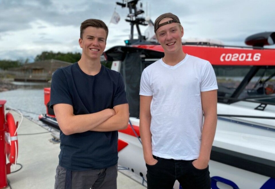 TikTok: TikTok-duoen Max og Torkel har denne sommeren skapt suksess med videoer for Redningsselskapet.