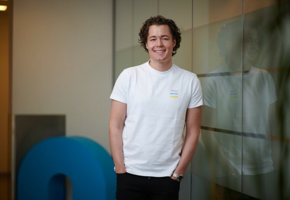 Suksess: Fredrik Olimb i Viaplay tror salget av den første sesongen av suksesserien «Pørni» vil være bra både for NRK og Viaplay. Foto: Rune Bendiksen.