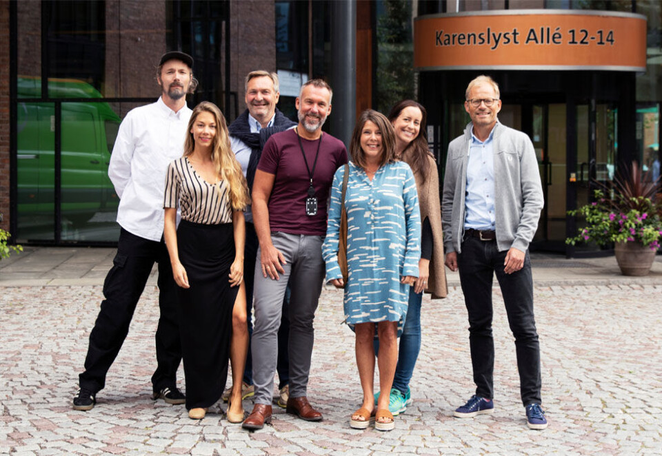 Måtte bevise seg på nytt: Alle Gutta-gjengen som atter en gang skal jobbe med Joker består av (f.v.) Odd Einar Hennøy, Linn Thuresson, Jappen Johansen, Roy Hval, Katrine Bervell, Bente Stray og daglig leder Jon Fredø. Ingebrigt Steen Jensen og Joakim Nesset Sundal (ikke avbildet) er også en del av Joker-teamet.