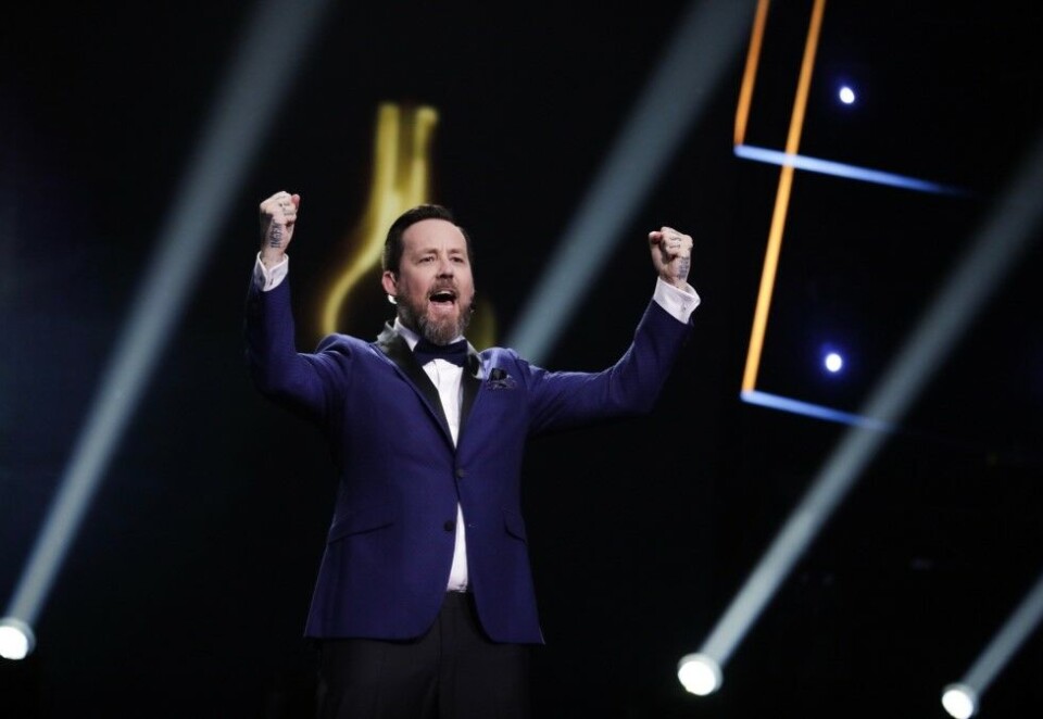 Leder for tredje gang: Tarjei Strøm er en kjent NRK-programleder og årets Spellemann blir tredje gang Strøm er programleder for prisutdelingen. Foto: Pernille Solås.