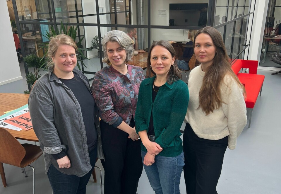 Ida Fjeldbraaten (Mint Creatives), Sissel Marit Ringstad (Nok. Norge), Ingvild Hestad Torkelsen (Nok.Norge) og Tone Humblen (Mint Creatives).