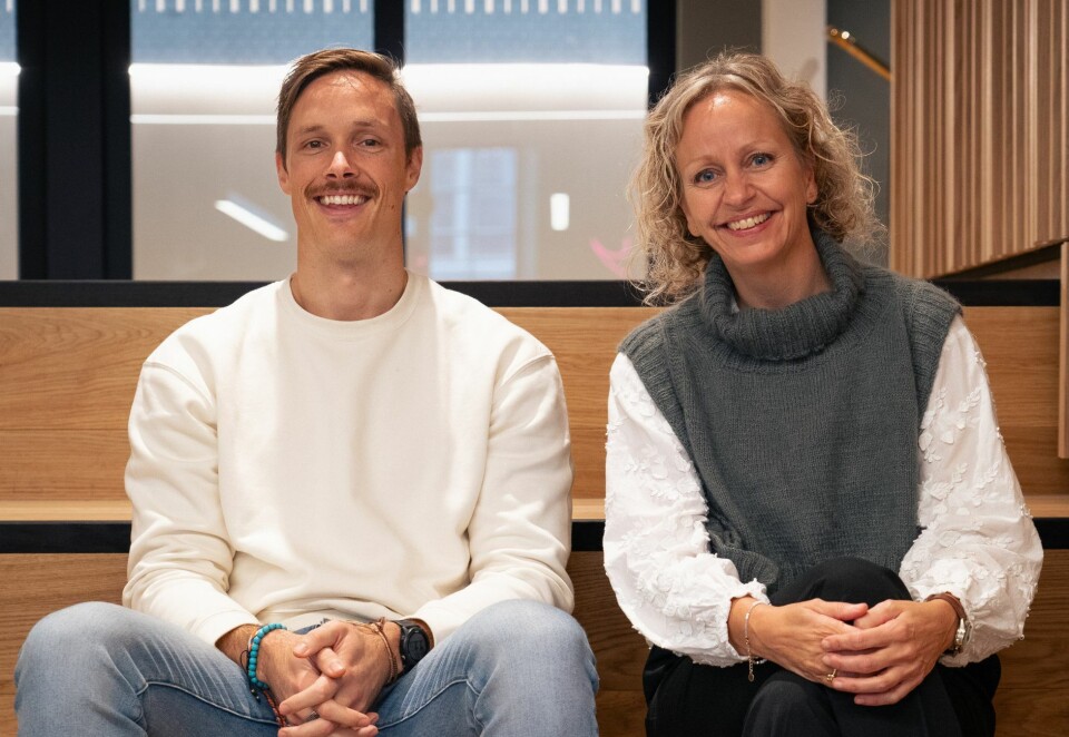 Henter fra Meta: Clay styrker laget med Russel Davies, for å sette ytterligere fart på veksten til mediebyrået. Her sammen med en godt fornøyd byråleder, Hanne E. SerckHanssen. Foto: Clay