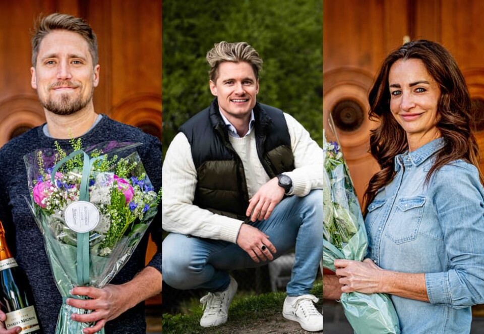 SKREDDERSØM: Carl-Adam Sjölander, digitalrådgiver i OMD, til høyre. M Martin Wenstad Janssen, strategisk konsernkundeansvarlig i Aller Media, i midten. Anniken Aas-Jakobsen, hovedrådgiver hos OMD, til høyre.