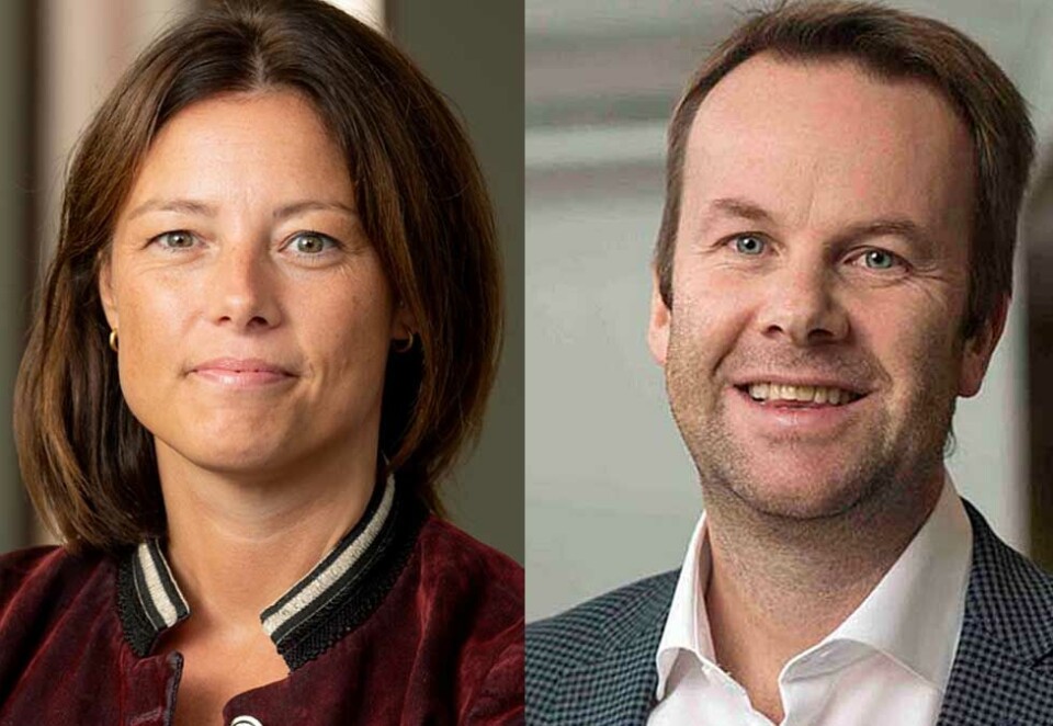 Forhandler om ny avtale: TV 2-direktør Sarah Willand mener Telia betaler mindre enn snittet for innholdet deres. Telia-direktør Henning Lunde etterlyser dokumentasjon for påstanden.