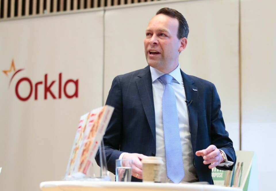 Øker resultatene: Orklas konsernsjef Jaan Ivar Semlitsch kan se tilbake på et godt kvartal. Foto: NTB scanpix