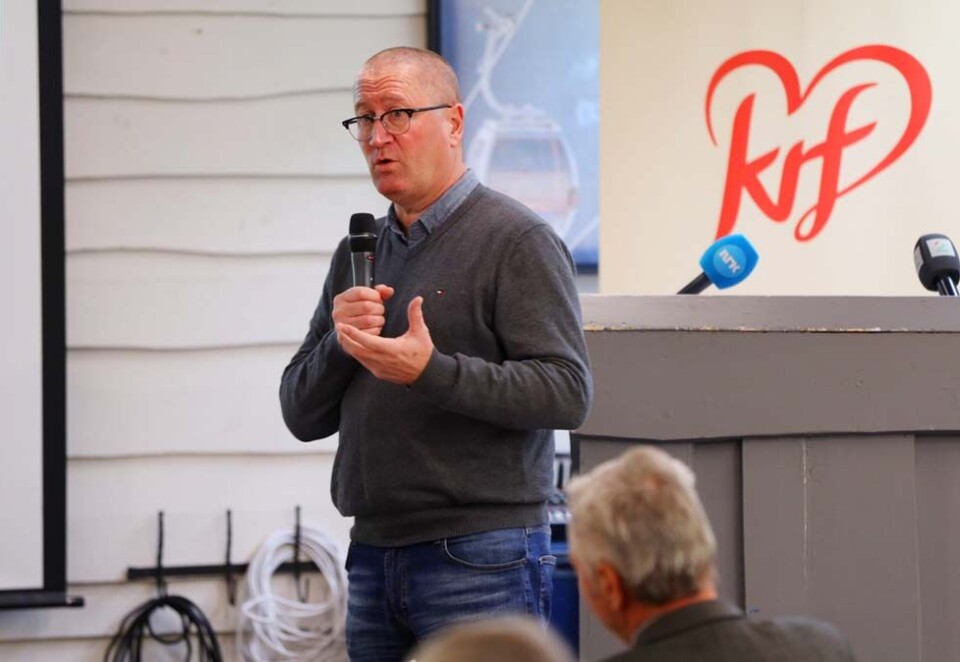 Stemmer i: Stortingsrepresentant Geir Jørgen Bekkevold (KrF) mener at Norge mangler et profesjonelt kor som kan sette oss på det internasjonale korkartet. Foto: Ørn Borgen / NTB scanpix