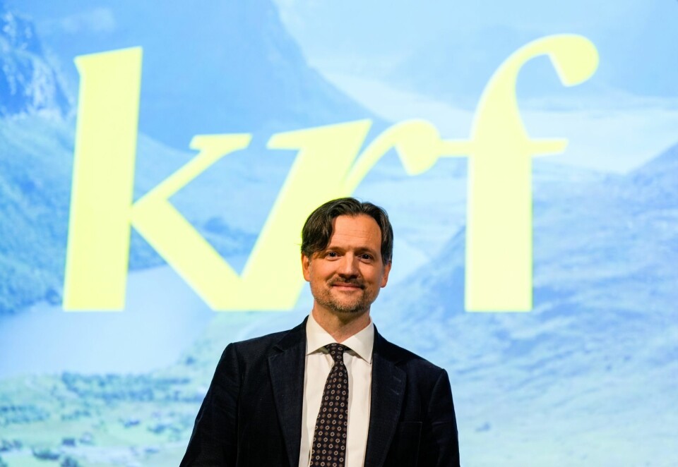Tar over: KrF-leder Dag-Inge Ulstein klappes i dag inn som ny leder av partiet på et ekstraordinært landsmøte. Deretter kan han åpne landskonferansen med ny logo og ny visuell profil. Foto: Ole Berg-Rusten / NTB