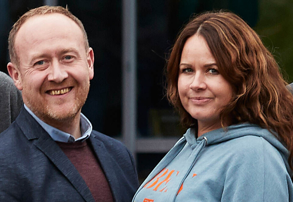 Fant tonen: Den nye byråsjefen i Redink har fått en gammel kjenning som kunde. Øyvind Vederhus jobbet nemlig tidligere i Telia og nå får han dem som kunde i byrået. Her sammen med dagens markedssjef i Telia, Ingvild Stubhaug Steg.