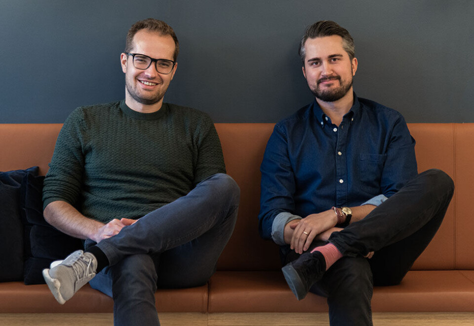 Nye kollegaer: Zenith-sjef Tim Nilo (til venstre) har ansatt Kristian Tanem. Foto: Christian Søgaard Moen.